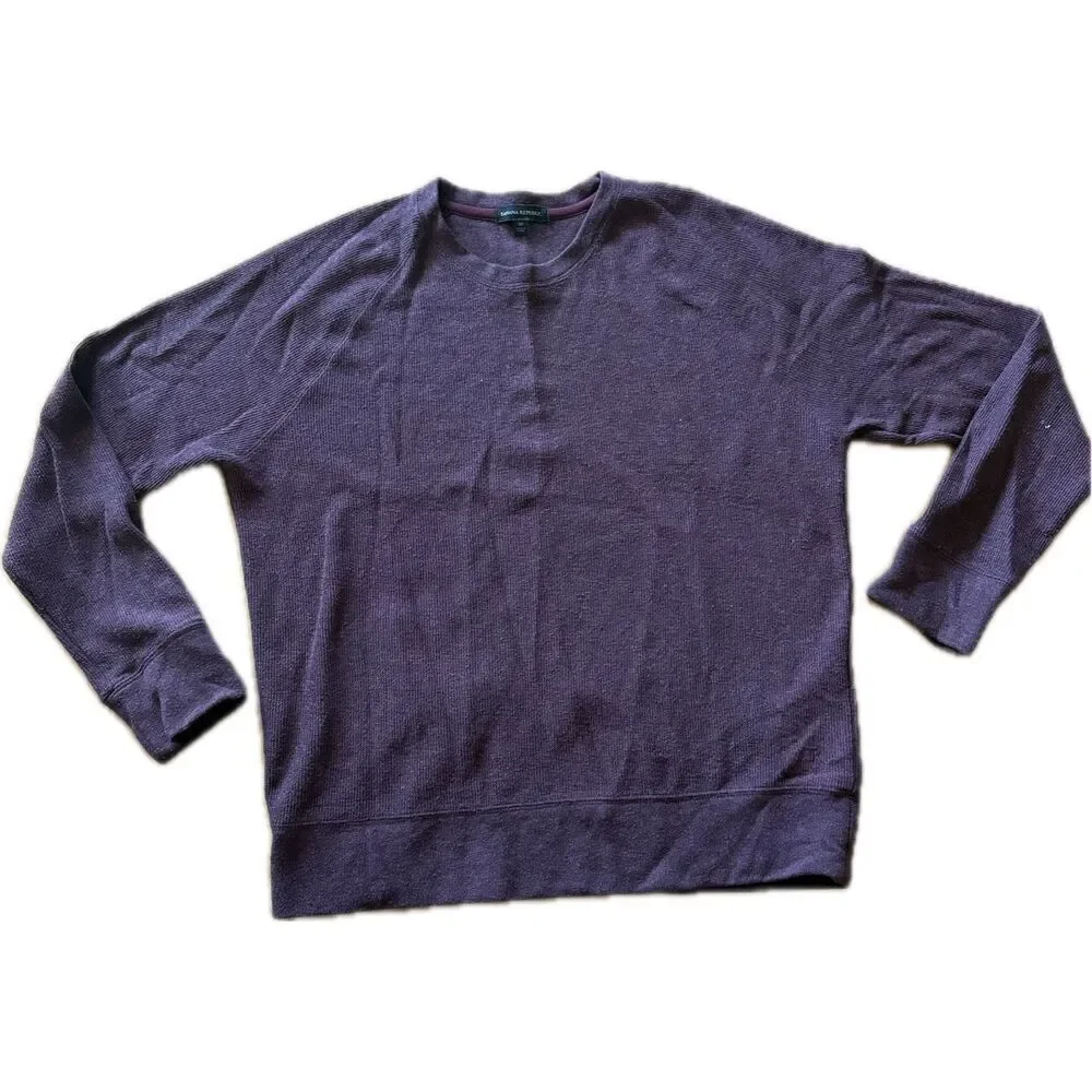 Banana Republic Maroon Plum Pullover Sweater Men’s Size M